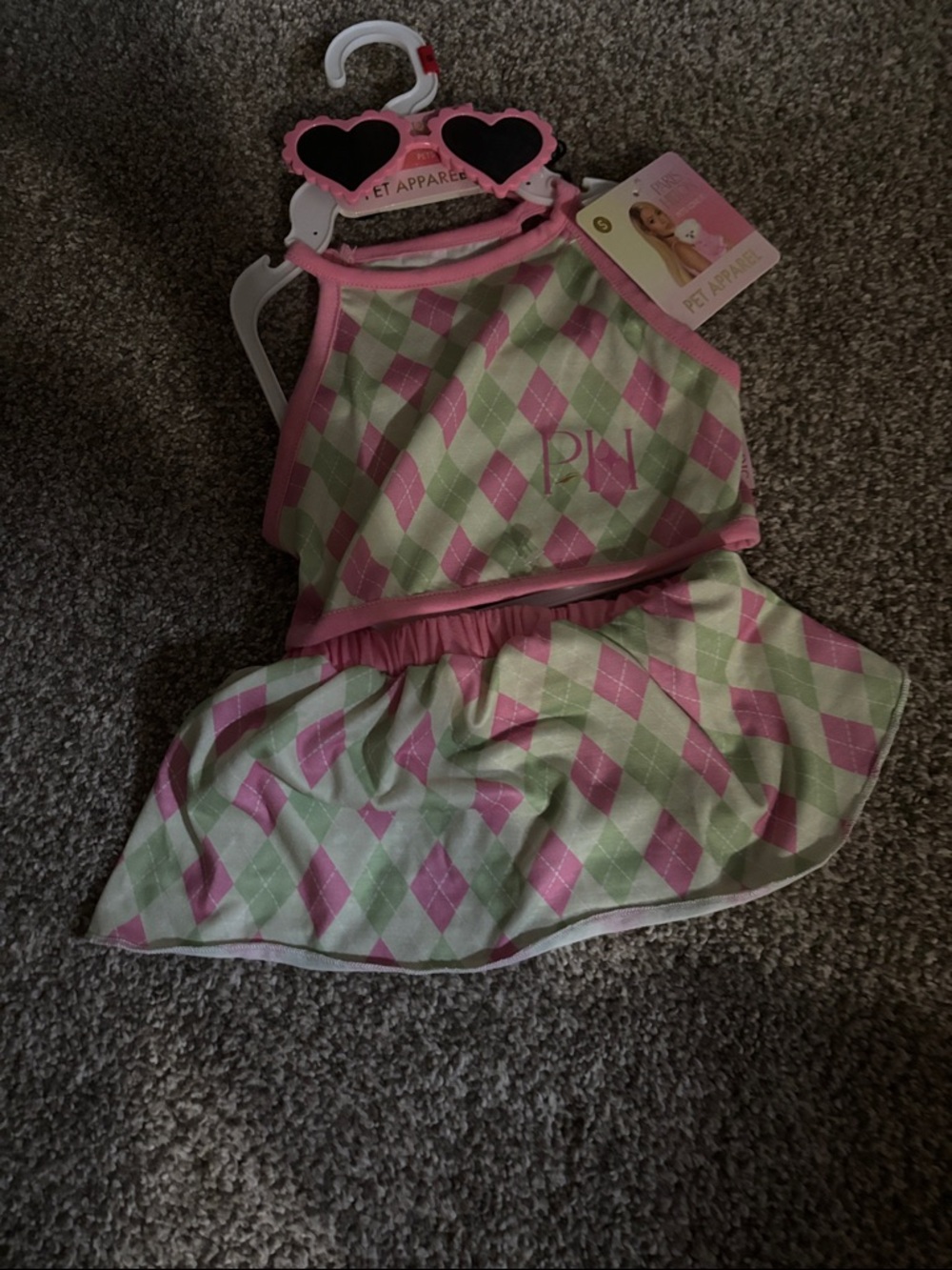 Paris Hilton dog outfit 3 pcs